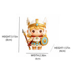 Chibi Athena Greek Goddess Miniature Desk Decor